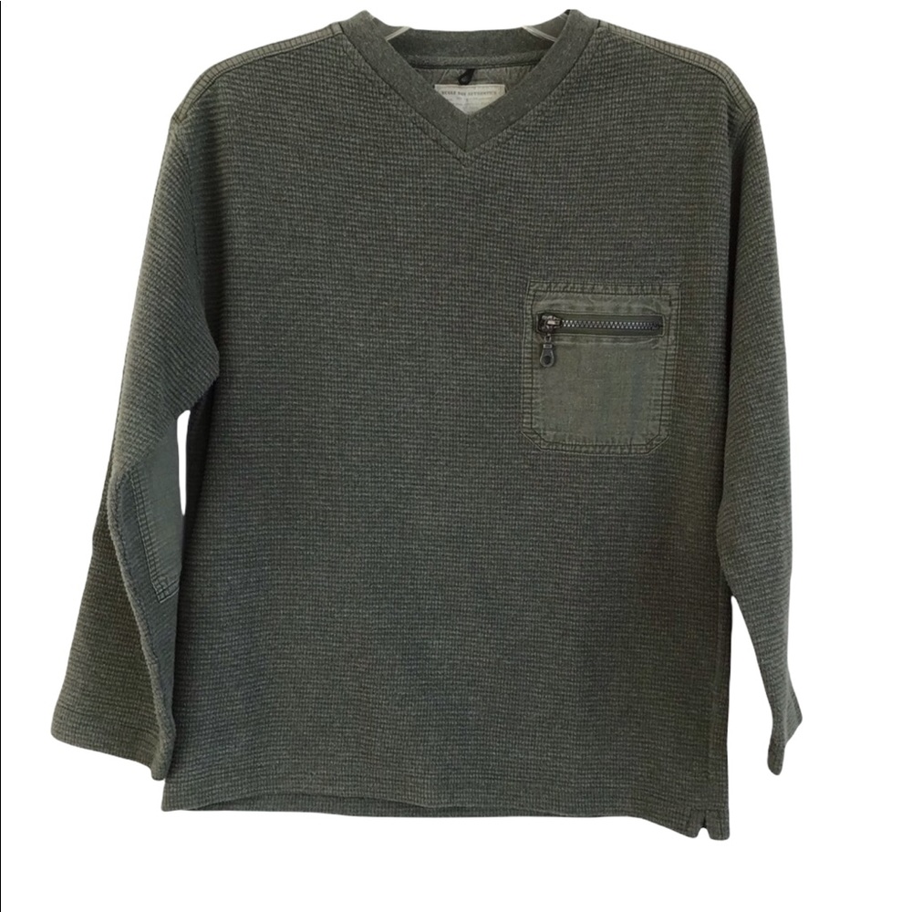 Bugle Boy Green Long Sleeve Tee